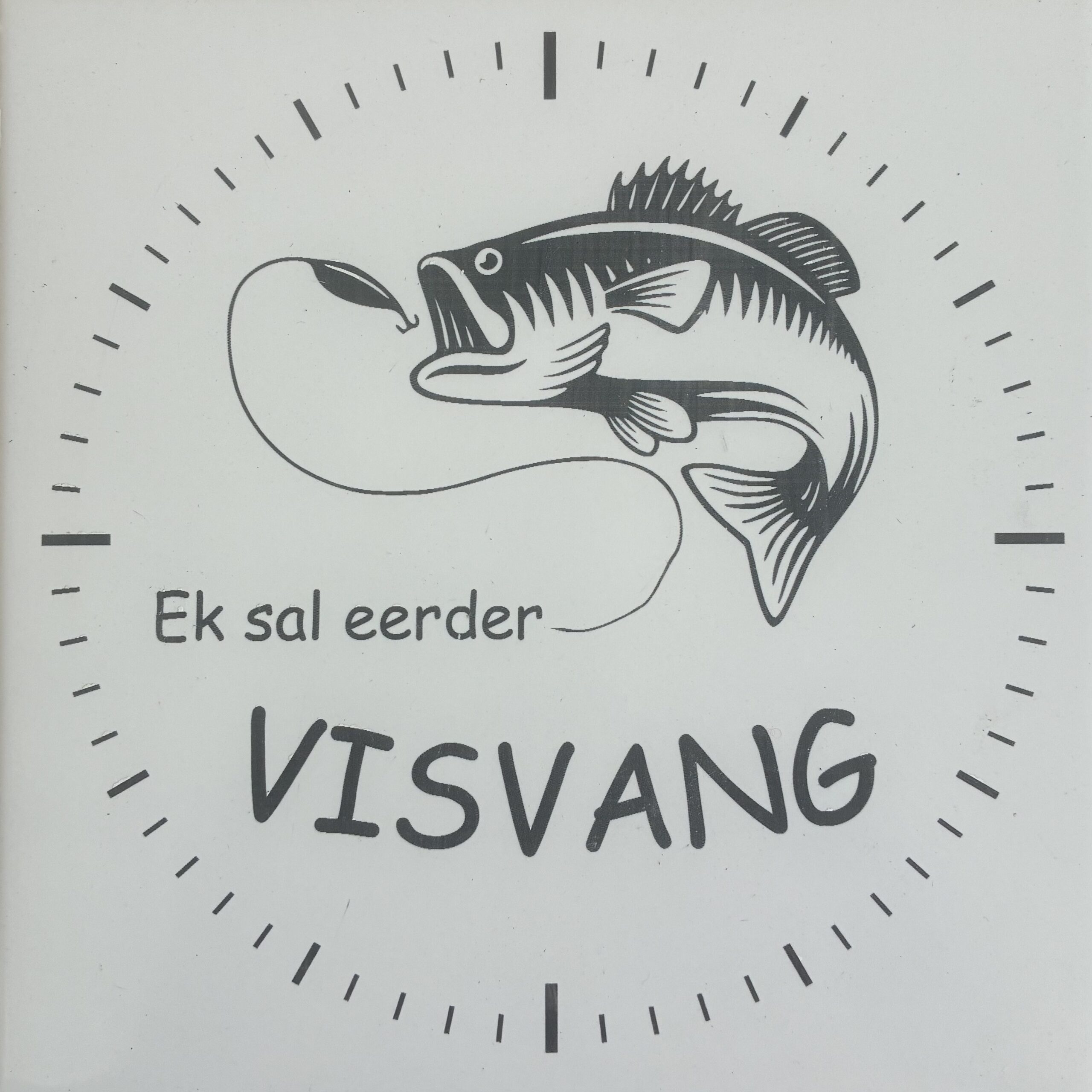 Ek Sal eerder Visvang Wall Clock